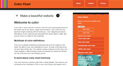 Desktop Screenshot of color-chart.org