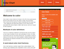 Tablet Screenshot of color-chart.org